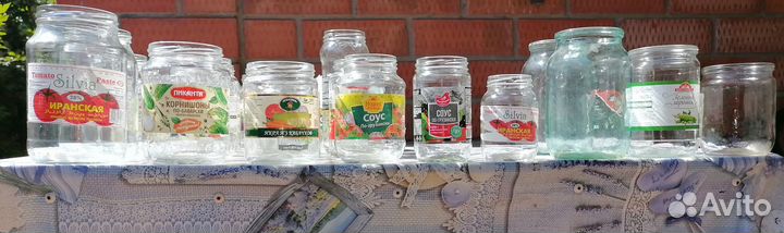 Банки винтовые 1л; 0,7л; 0,5л. Банки обычные 1л;