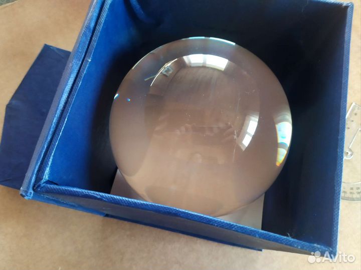 Хрустальный шар сфера 125мм с коробкой