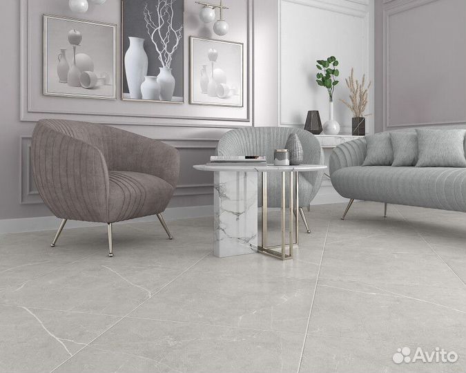 Scandy Керамогранит серый обрезной SG645220R 60х60