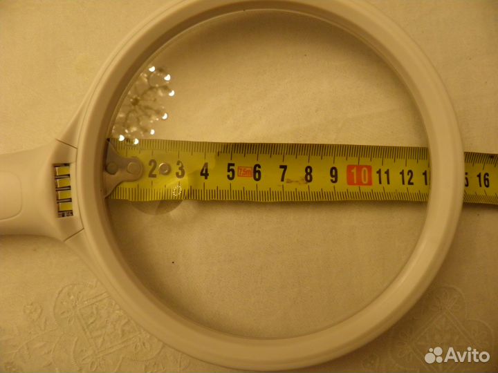 Лупа с подсветкой 4led 10 Х 130 мм 30 Х 25 мм