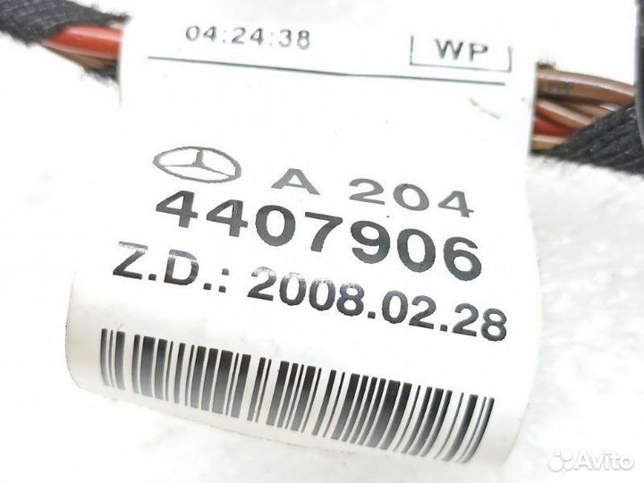 Проводка двери задняя правая Mercedes-Benz C-Class