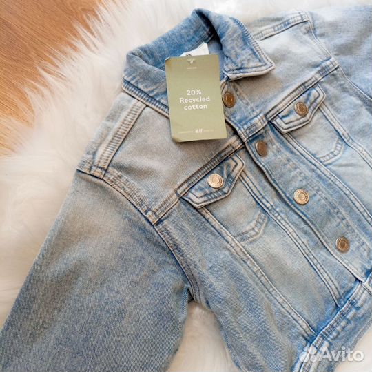 Джинсовка фирма hm для мальчика 98 116