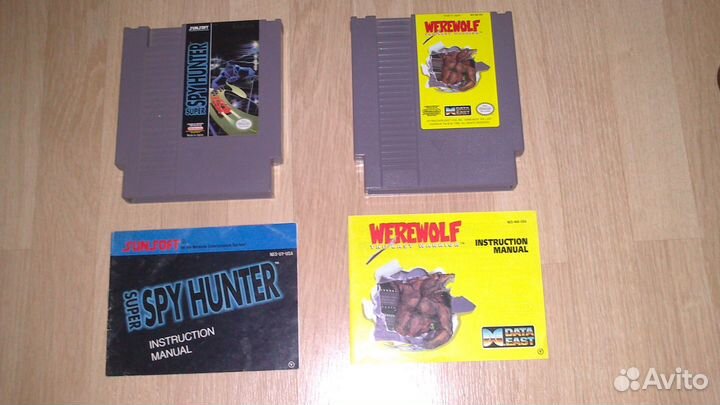 Werewolf Комплекты игр NES Оригинал