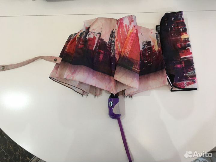 Зонтик в урбанистическом стиле, полуавтомат