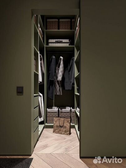 Гардеробная встроенная