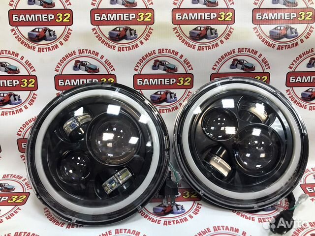 Светодиодные фары Нива, УАЗ многодиодные