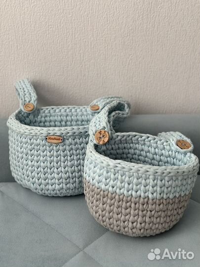 Корзинки для детской кроватки