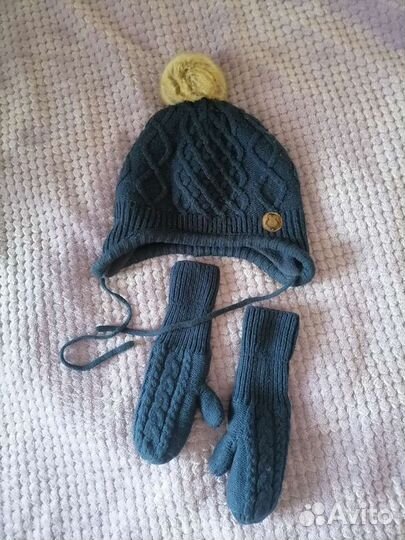 Шапка, варежки