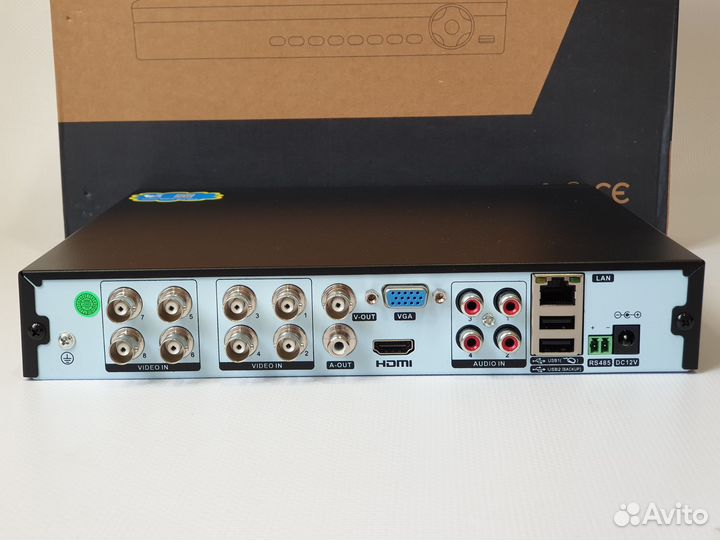 Видеорегистратор гибридный 8-канальный 2Мп