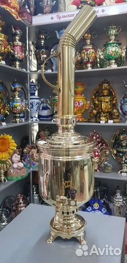 Самовар жаровый на дровах