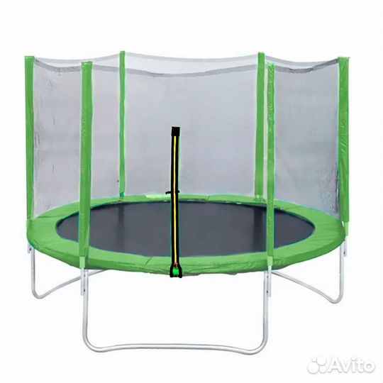 Батут DFC Trampoline Fitness с сеткой 10ft