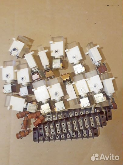 Реле, кнопки, переключатели СССР