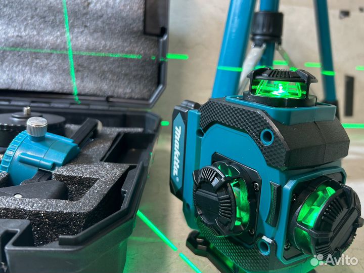 Лазерный уровень makita со штативом