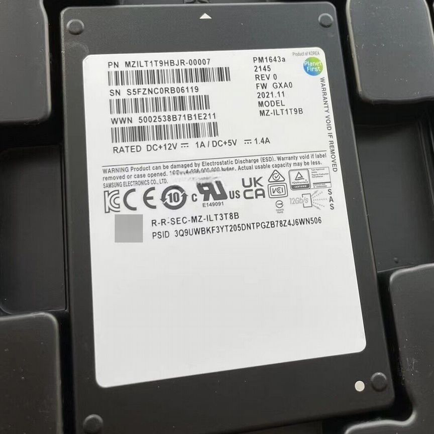 [PM1643A] Жесткий Диск Samsung / Pm 1643 A 1.92 Тб Pm1643a