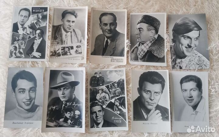 Открытки Актёры советского и зарубежного кино