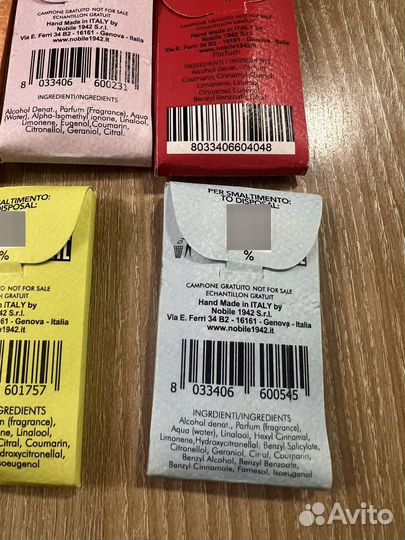 Ароматы nobile 1942,оригинал