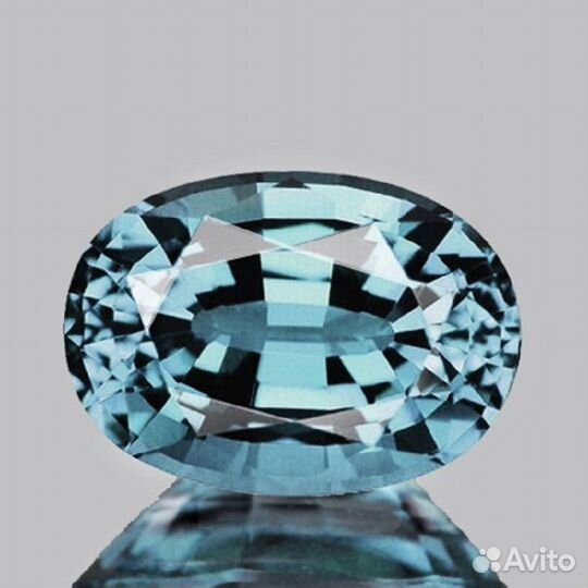 Циркон натуральный 2,42Ct 9х6мм VVS овал