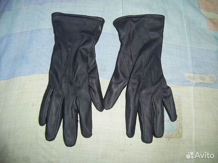 Перчатки кожаные женские