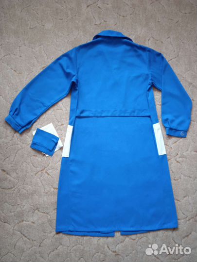 Халат рабочий женский синий
