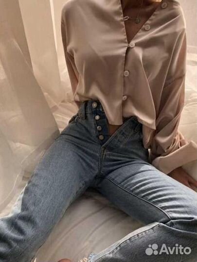 Пыльно-розовая блуза Velvet heart atelier