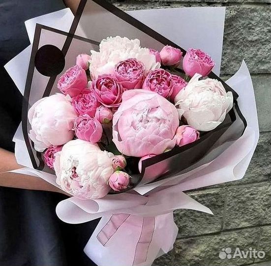 Пионы Букет пионов
