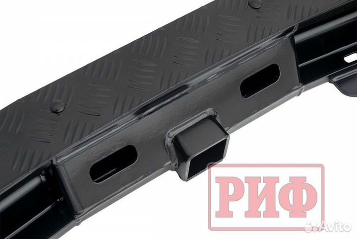 Бампер задний силовой/защита штатного бампера риф