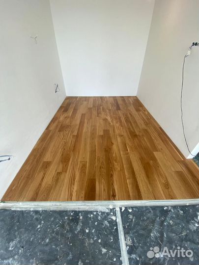 Паркет, двери, плинтус, мдф рейки, шлифовка