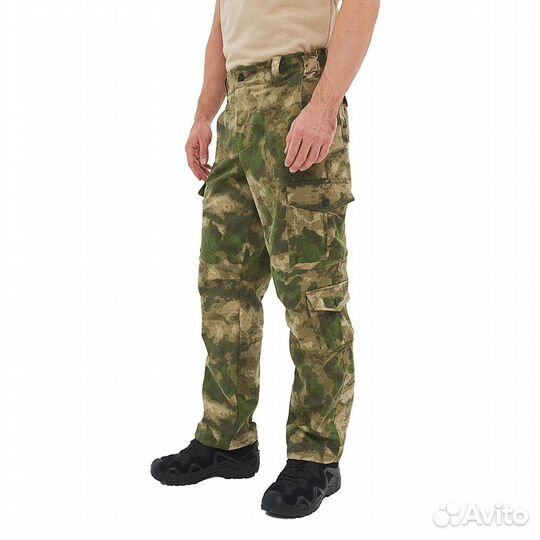 61993 Брюки Huntsman Крафт хлопок малахит