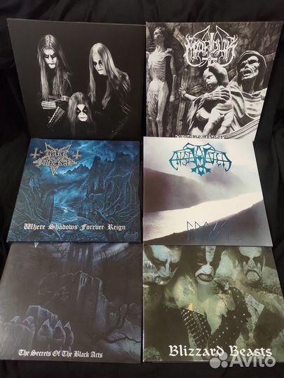 Immortal, Marduk, Dark Funeral, Enslaved, винил CD