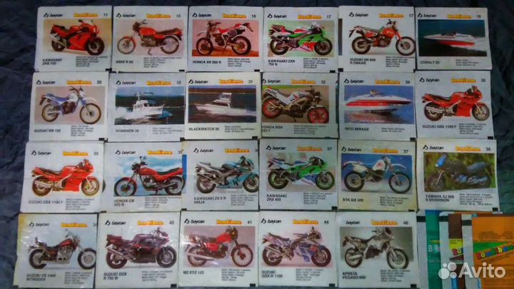 Вкладыши от жвачек разные