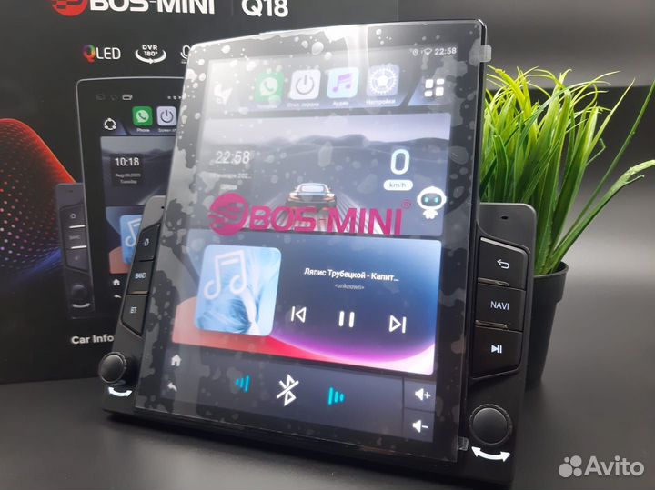 Магнитола в стиле Тесла 4/128гб Новая