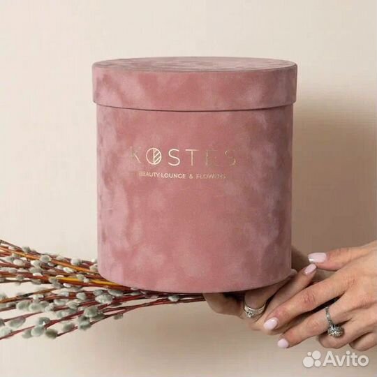 Подарочная коробка бархат опт