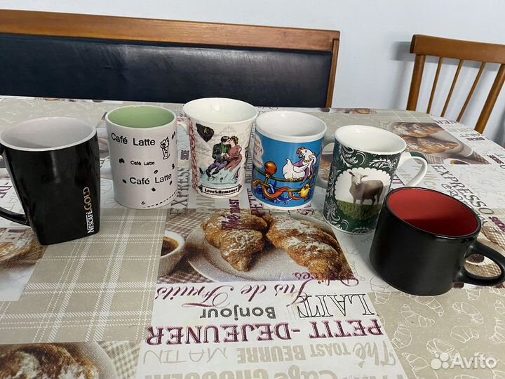 Чашки, салатники, заварочный чайник и др