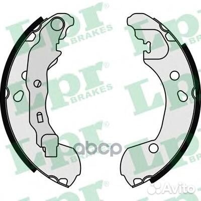 08180 Колодки торм.бар.nissan micra 03/note 06