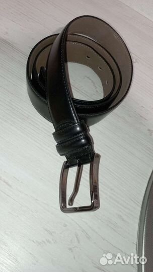 Ремень мужской брючный кожаный