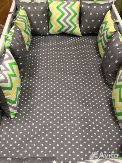 Бортики в детскую кроватку