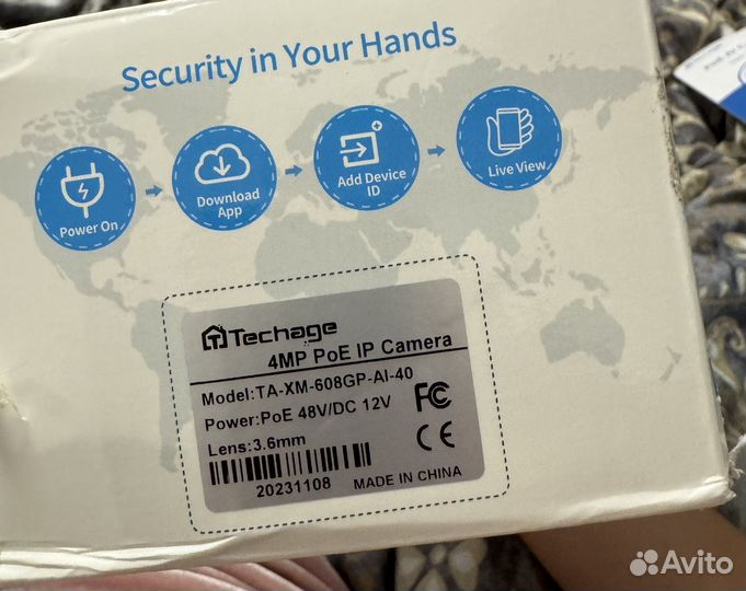 Камера видеонаблюдения уличная 4mp