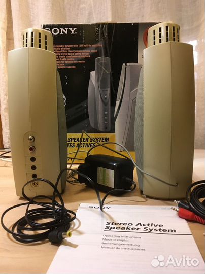 Активные колонки Sony SRS-PC71 для компьютера