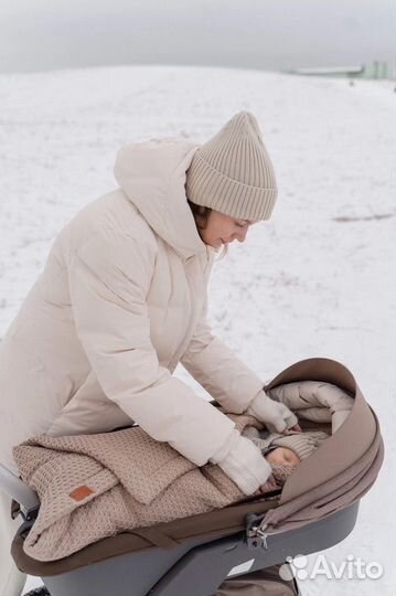 Конверт-плед на выписку Loom knits