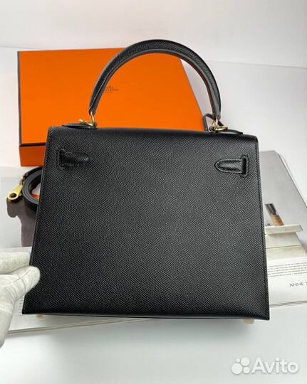 Сумка Hermes Kelly 25 Epsom Noir