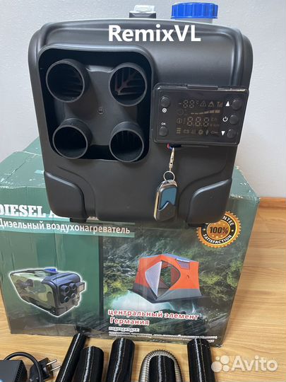 Автономный отопитель сухой фен 8кВт 12/24/220