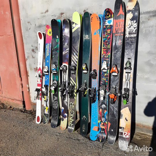 Горные лыжи фрирайд твин тип и крепления 35000-00