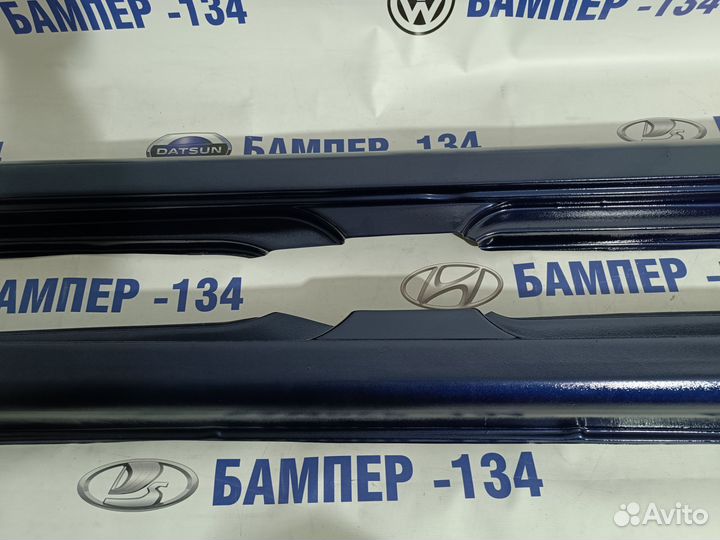 Накладки на пороги Лада kalina 1 персей-429