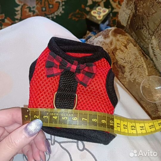 Шлейка с поводком для хорька