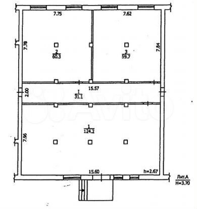 Нежилое помещение, 275.3 м²