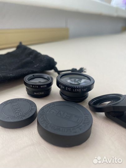 Макролинза. Линзы для телефона на прищепке