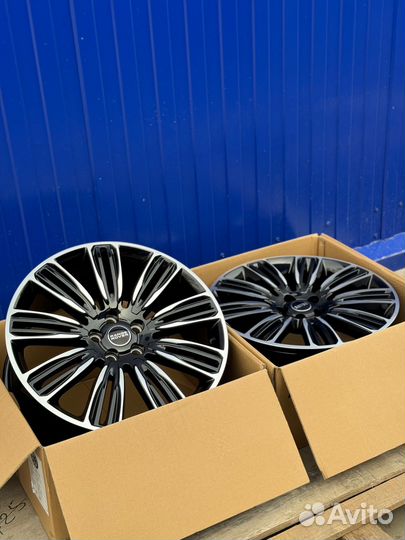 Диски R22 Range Rover OEM Чёрные