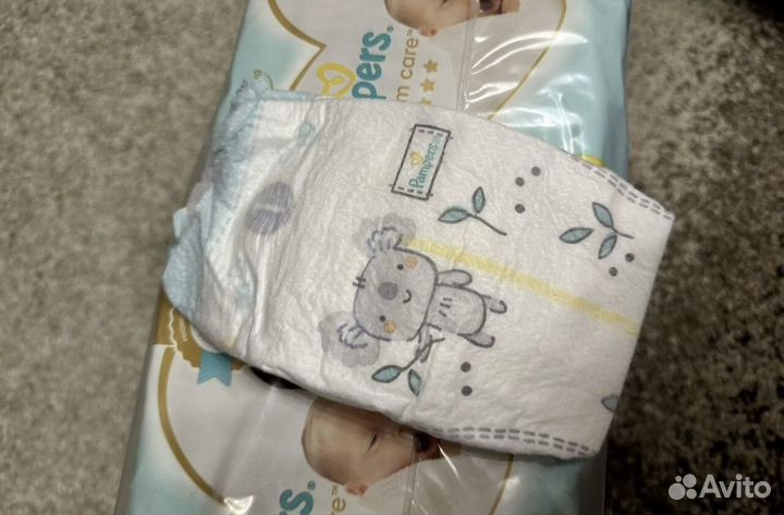 Подгузники pampers premium care 1