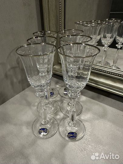 Набор рюмок Bohemia Crystalex Angela новый