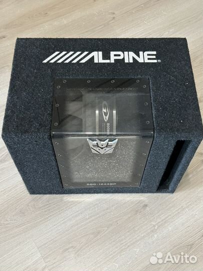 Сабвуфер Alpine пассивный и услитель 4 канальный